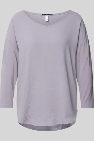 QS by s.Oliver Longsleeve mit überschnittenen Schultern und 3/4-Arm in , Größe XXL