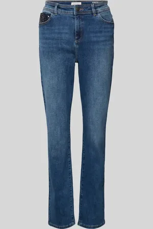 Christian Berg Slim Fit Jeans mit Paillettenbesatz in , Größe 34/30
