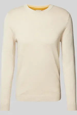 TOM TAILOR Pullover mit Rundhalsausschnitt aus reiner Baumwolle in , Größe M