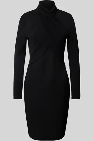 Marc Cain Knielanges Kleid mit Schalkragen in , Größe 34