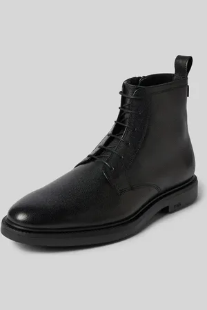 HUGO BOSS Schnürboots aus echtem Leder Modell 