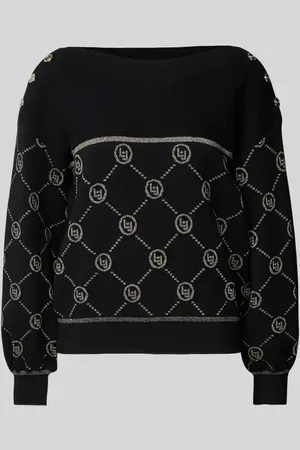 Liu Jo Strickpullover mit Label-Stitching in , Größe XS