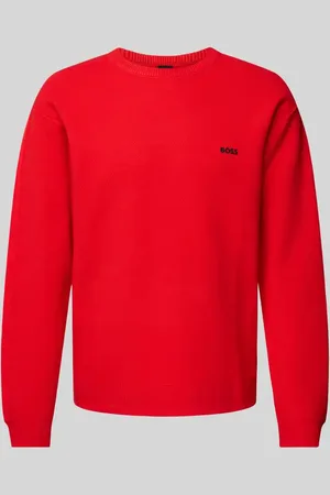 HUGO BOSS Pullover mit Strukturmuster Modell 