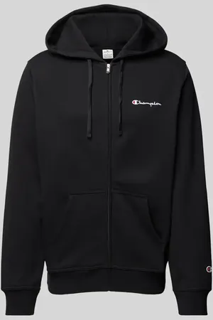 Champion Sweatjacke mit Label-Stitching in , Größe S