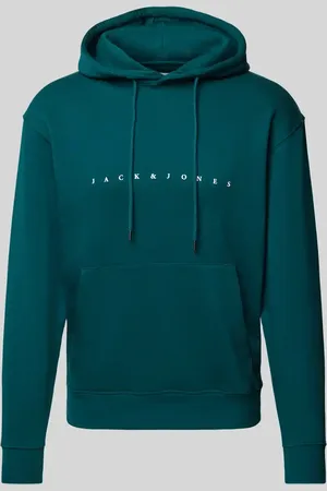 JACK & JONES Hoodie mit Label-Print in , Größe S