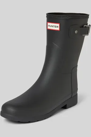 Hunter Gummistiefel mit Label-Badge in , Größe 36