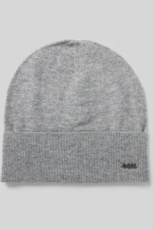 HUGO BOSS Beanie mit Label-Applikation Modell 