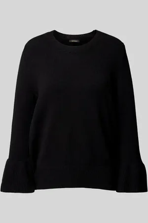 More & More Strickpullover mit Trompetenärmel in , Größe 36