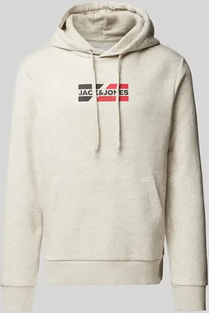 JACK & JONES Hoodie mit Label-Print Modell 