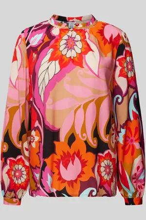 Emily van den Bergh Regular Fit Bluse mit Schleifen-Detail in , Größe 40