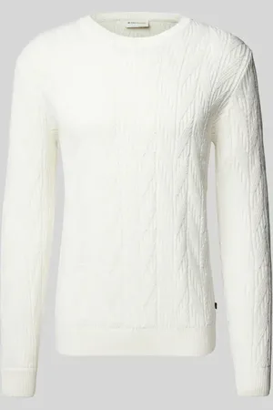 TOM TAILOR Strickpullover mit Rundhalsausschnitt in , Größe XXL