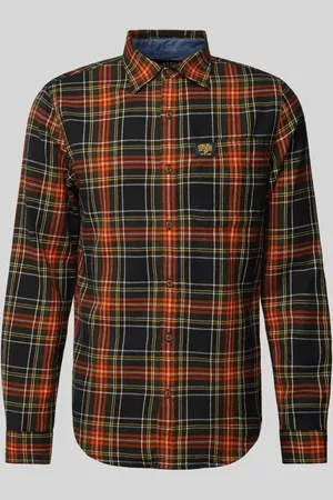 Superdry Slim Fit Freizeithemd mit Label-Patch Modell 