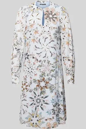 Marc Cain Knielanges Kleid mit Schlüsselloch-Ausschnitt in , Größe 38