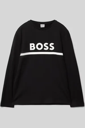 HUGO BOSS Longsleeve mit Label-Print in , Größe 152