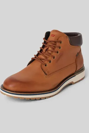 Lloyd Schnürboots aus Leder mit Label-Prägung Modell 