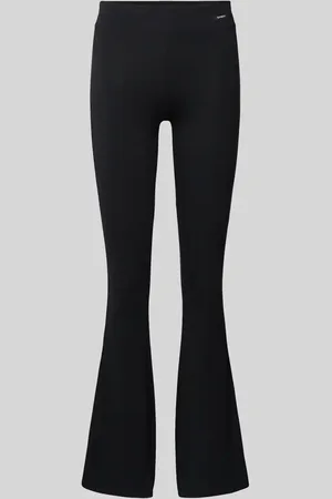 Skiny Flared Leggings mit Label-Badge in , Größe 40