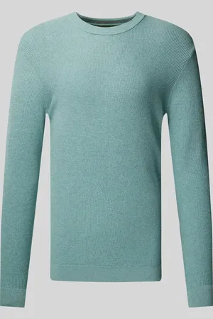TOM TAILOR Regular Fit Strickpullover mit geripptem Rundhalsausschnitt in , Größe XL
