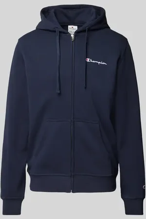 Champion Sweatjacke mit Label-Stitching in , Größe S