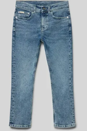 Calvin Klein Slim Fit Jeans mit Label-Patch Modell 