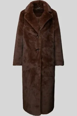 Ralph Lauren Mantel aus Kunstfell mit Knopfverschluss in , Größe L