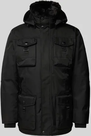 Wellensteyn Regular Fit Funktionsjacke mit Kunstfellbesatz Modell 