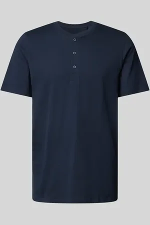 Schiesser T-Shirt mit kurzer Knopfleiste in , Größe 48