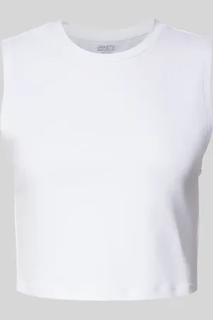 Jake*s Tanktop in Ripp-Optik in , Größe S
