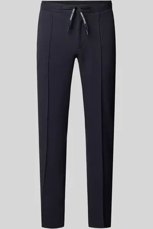 Armani Exchange Slim Fit Anzughose mit fixierten Bügelfalten in , Größe 31