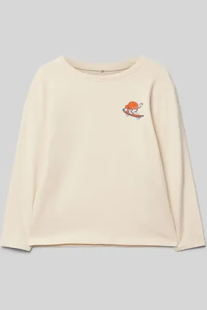 NAME IT Comfort Fit Langarmshirt mit Motiv-Print Modell 