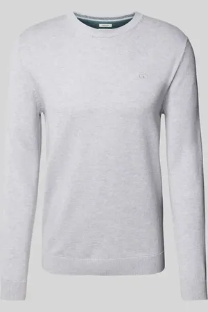 TOM TAILOR Pullover mit Rundhalsausschnitt aus reiner Baumwolle in , Größe S