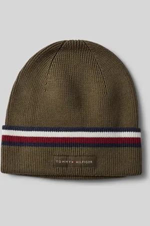 Tommy Hilfiger Strickmütze mit Label-Patch Modell 