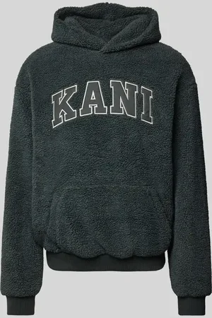 Karl Kani Hoodie mit Label-Patches in , Größe XS