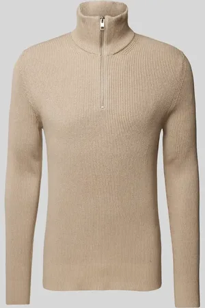 JACK & JONES Strickpullover mit Troyer-Kragen Modell 