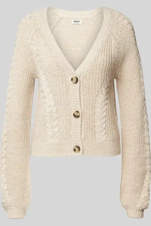 ONLY Regular Fit Strickjacke mit Strukturmuster Modell 