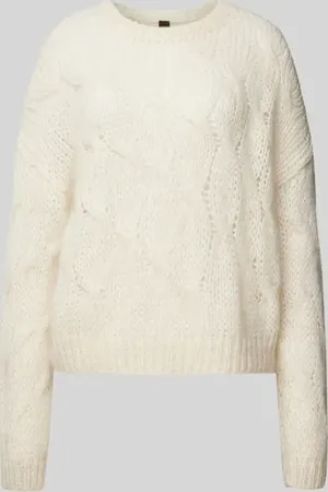 Stefanel Strickpullover mit Rundhalsausschnitt in , Größe M
