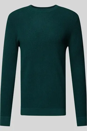TOM TAILOR Regular Fit Strickpullover mit geripptem Rundhalsausschnitt in , Größe XXL