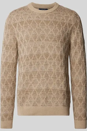 JACK & JONES Strickpullover mit gerippten Abschlüssen Modell 