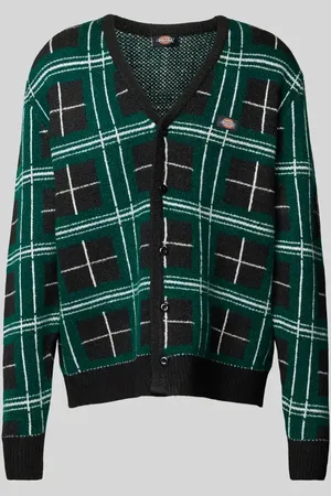 Dickies Cardigan mit Label-Patch Modell 