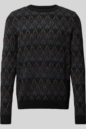 JACK & JONES Strickpullover mit gerippten Abschlüssen Modell 