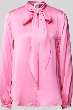 Emily van den Bergh Regular Fit Bluse mit Schleifen-Detail in , Größe 40