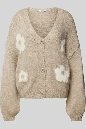 Zabaione Strickjacke mit Knopfleiste in , Größe M/L