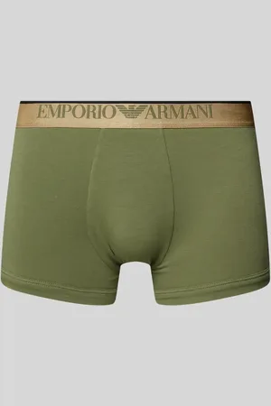 Emporio Armani Trunks mit elastischem Logo-Bund in , Größe S