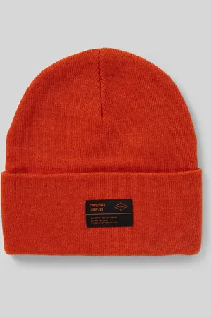 Superdry Beanie mit Label-Patch Modell 