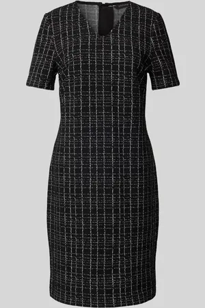 Comma, Knielanges Kleid mit V-Ausschnitt in , Größe 34