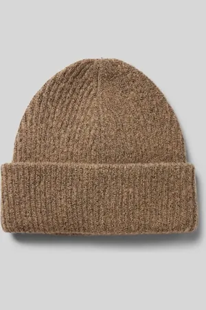 Pieces® Beanie mit Umschlag in Melange Modell 