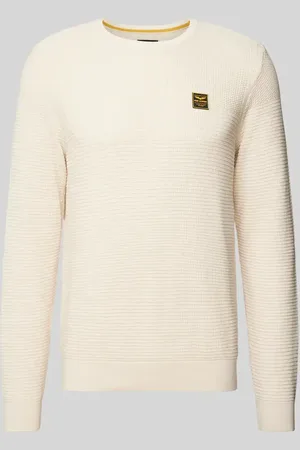 PME Legend™ Strickpullover mit Label-Patch in , Größe S