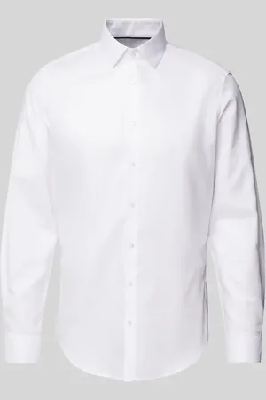 Jake*s Slim Fit Business-Hemd mit Kentkragen in , Größe 37/38
