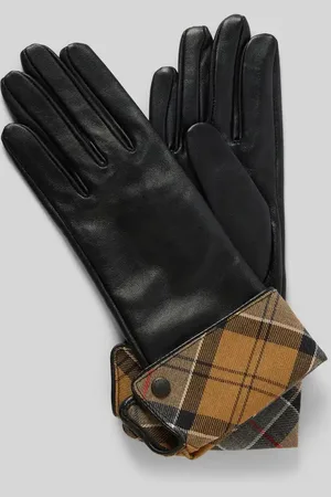 Barbour Lederhandschuhe mit breitem Umschlag Modell 