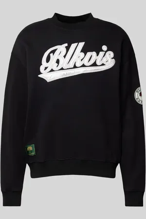 BLKVIS Sweatshirt mit gerippten Abschlüssen in , Größe S