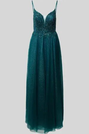Mascara Abendkleid mit Pailletten- und Ziersteinbesatz in , Größe 38